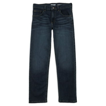 Wrangler® Boys Straight Fit Denim Jeans, Sizes 4-18 Regular, Slim, & Husky