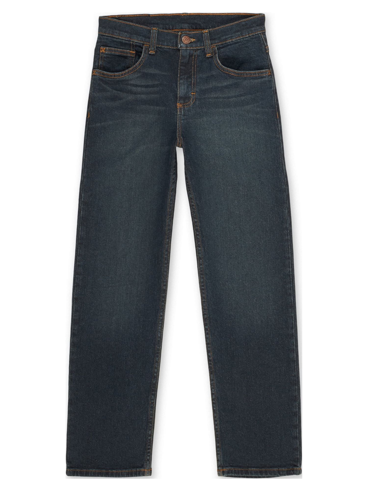 Boys White Barrel Fit Denim Jeans