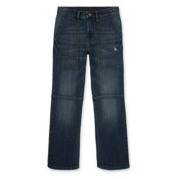 Wrangler Boys' Utility Slim Straight Pant