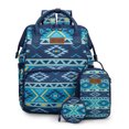 thumbnail image 1 of Wrangler Callie 3-Piece Diaper Bag Backpack Set with Pacifier Case and Bottle Bag, Navy, 1 of 8