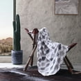thumbnail image 1 of Wrangler Canyon Ikat Grey Ultra Soft Plush Fleece 60X50 Throw, 1 of 9