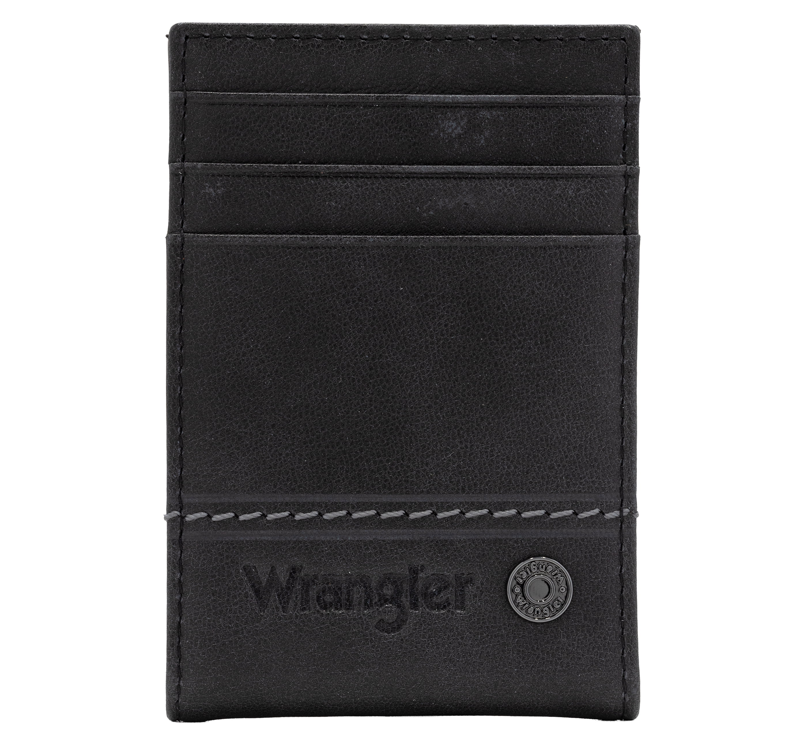 Wrangler Classic Rivet Magnetic Card Case
