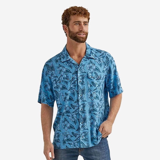 Wrangler Coconut Cowboy Island Breeze Shirt