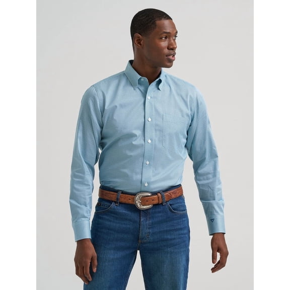 Wrangler Mens Cody Johnson Geo Print Shirt