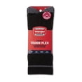 thumbnail image 1 of Wrangler Comfort Compression Crew Socks for Men, Size 6-12, Black, 3 Pairs, 1 of 5