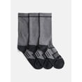 thumbnail image 1 of Wrangler Men's Comfort Compression Crew Socks, 3-Pack, Size 6-12, 1 of 8