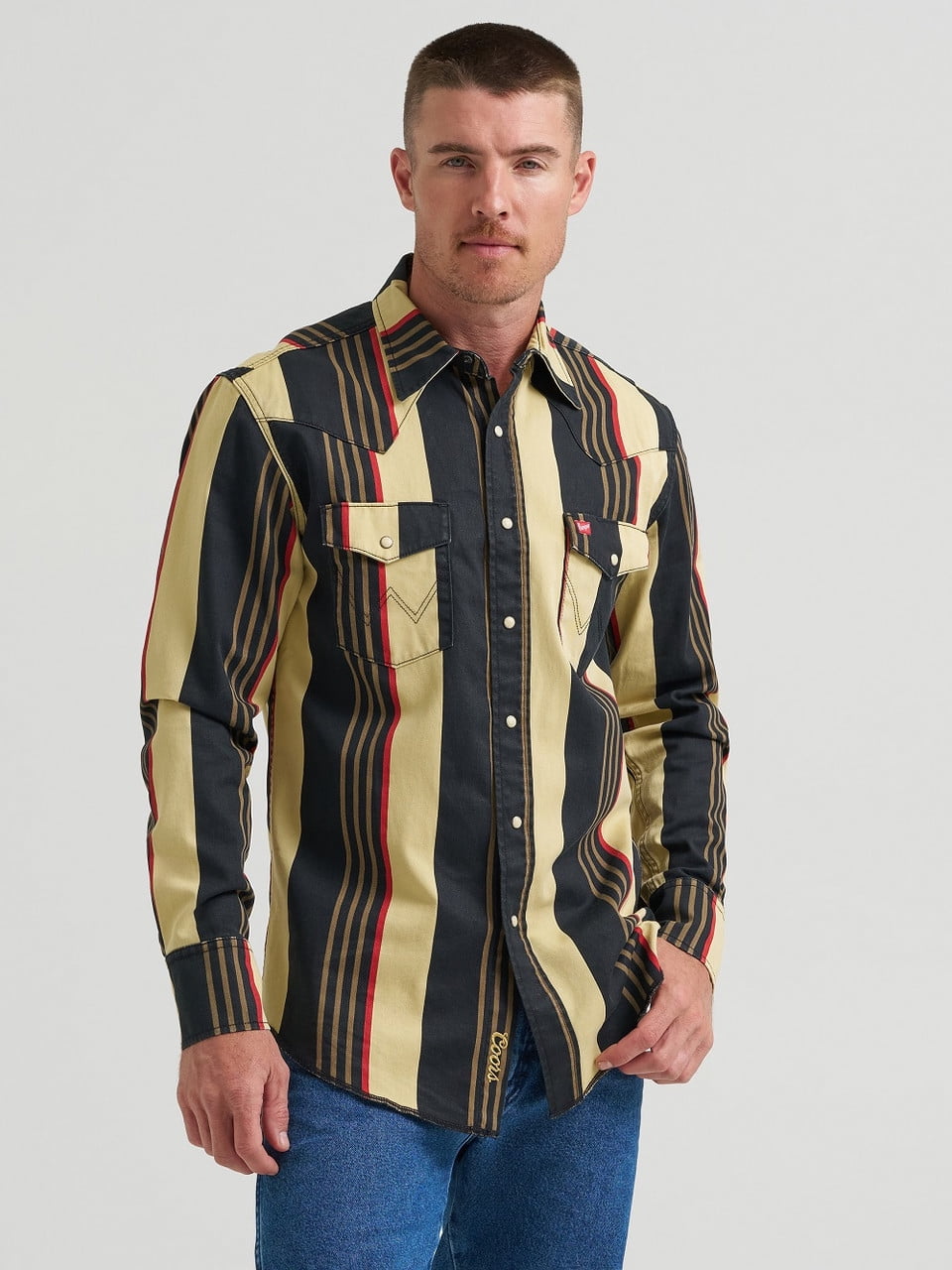 Wrangler® x Coors® Brushpopper Cowboy Cut Workshirt