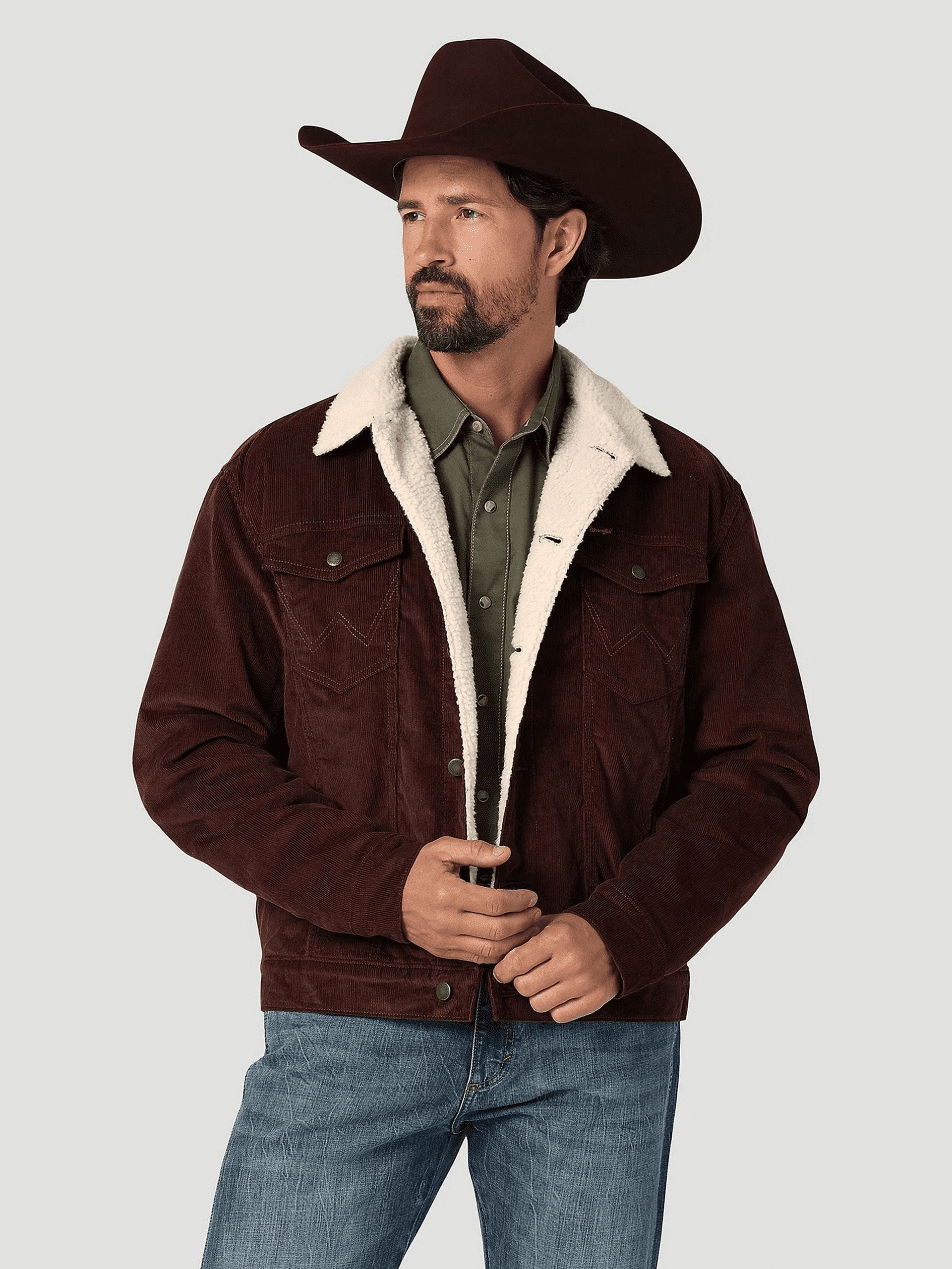 Wrangler Corduroy Jacket Sherpa Lined - Mens Jacket - 112335724 ...