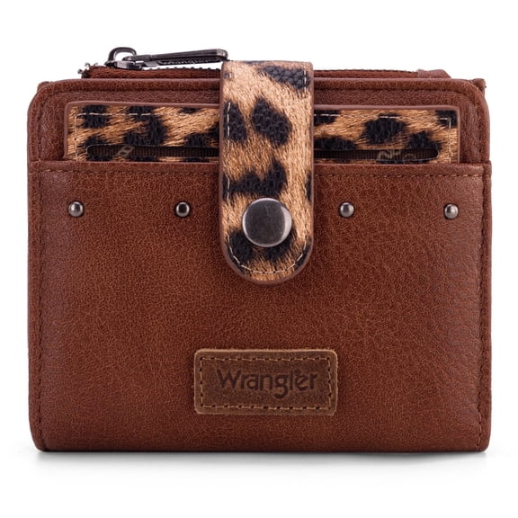 Wrangler Cowhide Women's Wallets Small Wallet Women Wallets, Card Cases & Money Organizers Ladies Female wallet with Removable ID Window