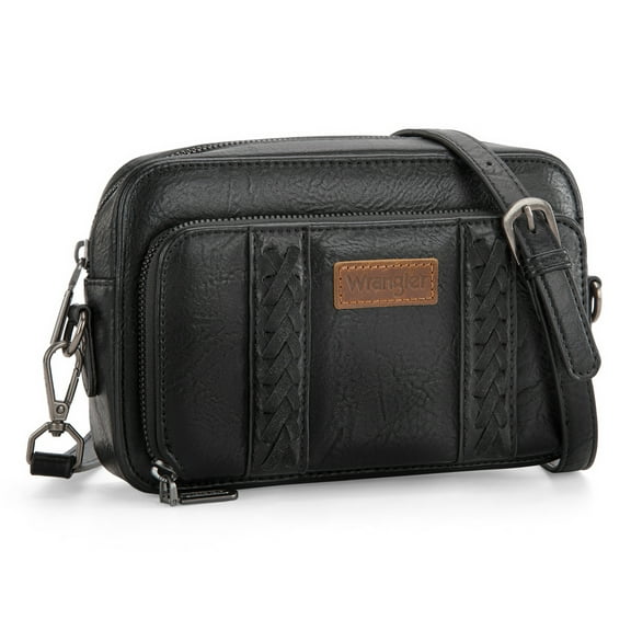 Wrangler Crossbody Bag for Women Shoulder Purse Small Multi Pocket Crossover Bag With Adjustable Strap