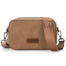 Wrangler Crossbody Bags for Women Camera Bag Purse Trendy Mini with Wide Shoulder Strap