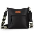 thumbnail image 1 of Wrangler Crossbody Bags for Women Lightweight Handbags and Purses Travel Shoulder Purse, Black, 1 of 8