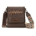 thumbnail image 1 of Wrangler Crossbody Bags for Women Vintage Hand Woven Shoulder Purse, Leopard-Chocolate Coffee, 1 of 7