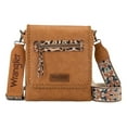 thumbnail image 1 of Wrangler Crossbody Bags for Women Vintage Hand Woven Shoulder Purse, Leopard-Honey Brown, 1 of 7