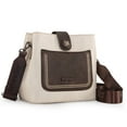 thumbnail image 1 of Wrangler Vintage Crossbody Purses for Women Purses and Handbags for Gift 8''H, Beige & Coffee, 1 of 6