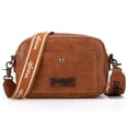 thumbnail image 1 of Wrangler Crossbody Purses for Women Trendy Camera Snapshot Bag with Wide Strap, Brown, 1 of 7