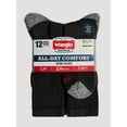 thumbnail image 1 of Wrangler Cushioned Crew Work Socks for Men, Polyester Blend, 12 Pairs, Size 6-12, 1 of 6