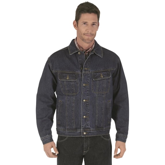Wrangler Rugged Wear Men's Denim Jacket Antique Indigo XL