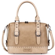 Wrangler Doctor Bag for Women Satchel Handbags, Coyote Indian Khaki deal from Walmart