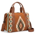 thumbnail image 1 of Wrangler Duffel Bag for Women Large Travel Weekender Bag Designer Tapestry Carry On Bags, Tapestry-Brown, 1 of 7