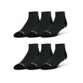 thumbnail image 1 of Wrangler Essential Cool Comfort Low Cut Ankle Socks for Men, 6-12, Charcoal Heather/Black, 6-Pack, 1 of 7