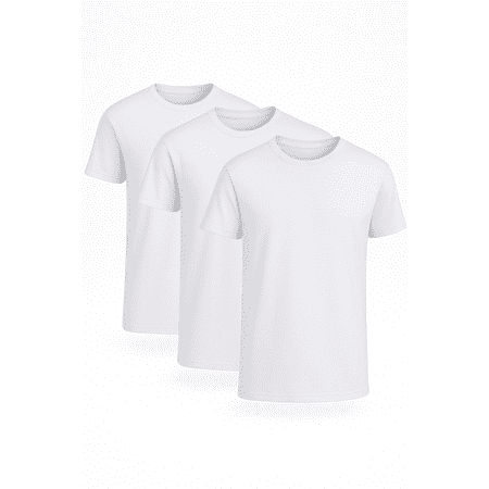 Wrangler Five Star Performance Mesh Crew T-Shirt, Stretch Fabric Sleeve Shirts for Men, 3-Pack