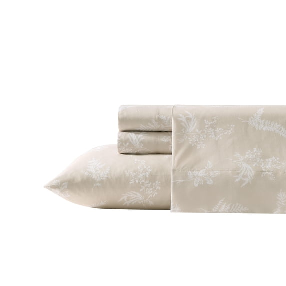 Wrangler Foliage Microfiber Beige 4 Piece Sheet Set-Full