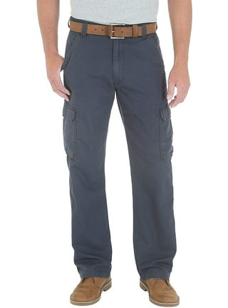 Wrangler navy blue cargo best sale pants