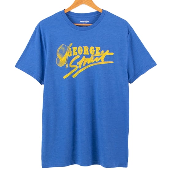 Wrangler George Strait Blue T-Shirt Size X-Large