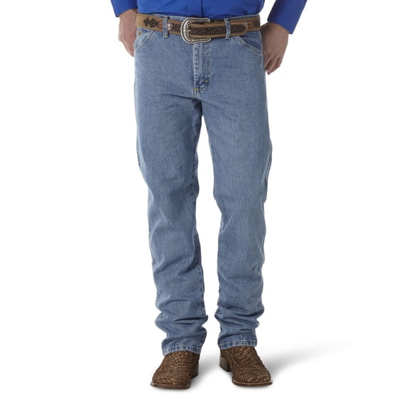 Wrangler Men's George Strait Cowboy Cut Original Fit Jean, Stone Wash, 40W x 34L