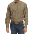 thumbnail image 1 of Wrangler George Strait Green Plaid - Mens Shirt  - 112338095, 1 of 2