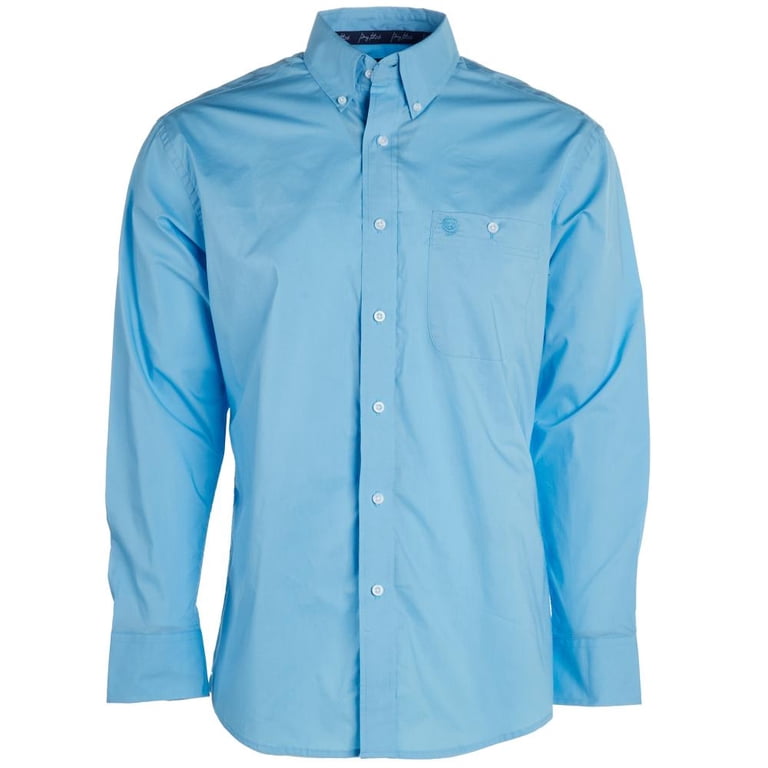 Wrangler George Strait Solid Baby Blue - Mens Shirt - 112324863