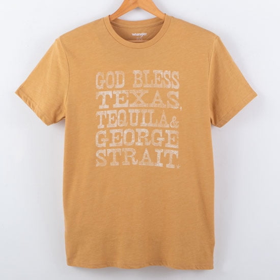 Wrangler George Strait Yellow Print - Mens Tee - 112336252