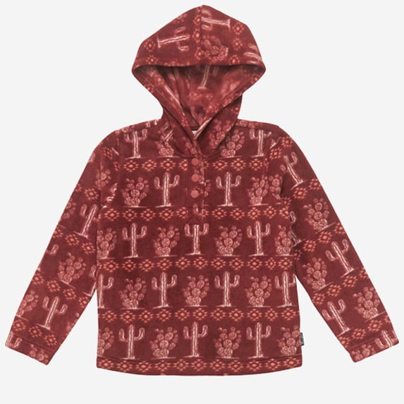 Wrangler Burgundy Girls Hoodie - Kids Girls Jacket - 112353143