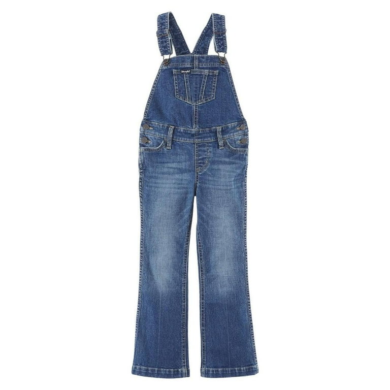 Wrangler Girls Girls Overalls L Denim Walmart