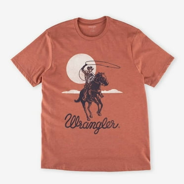 Wrangler Men's Western Redwood Heather Graphic T-Shirt 112350030