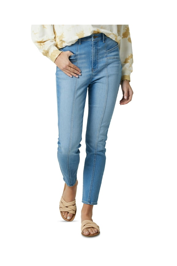 Highest High Rise Western Skinny Jeans Lightwash 4