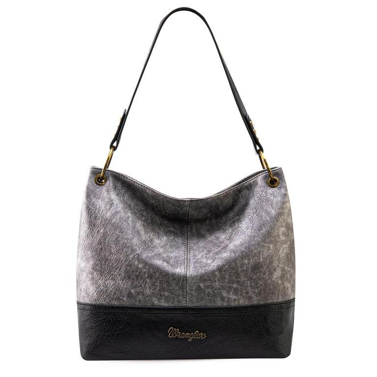 Pewter leather handbags hot sale