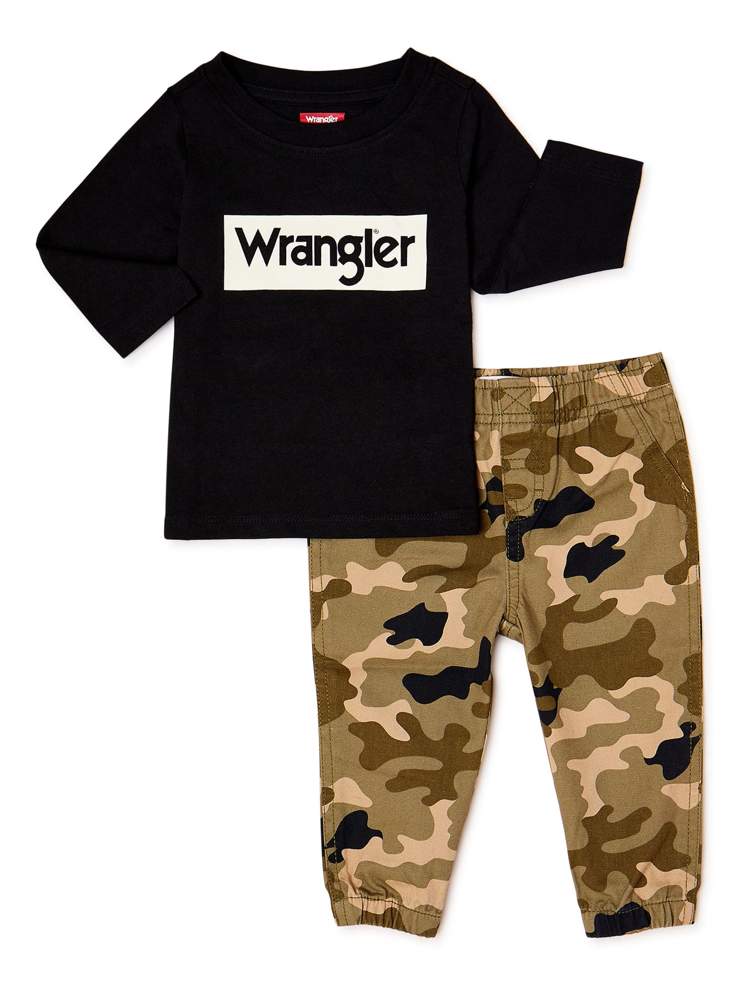Wrangler Infant Boys Shirt and PantsToddler, 2Pack