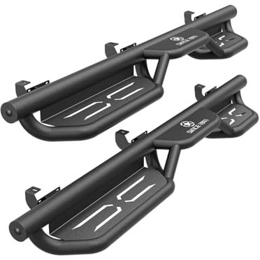 Jeep Jl Running Boards 4 Door 2018-2024 Jeep Wrangler JL 4 Door Black Side Step Nerf Bar Running Boards For