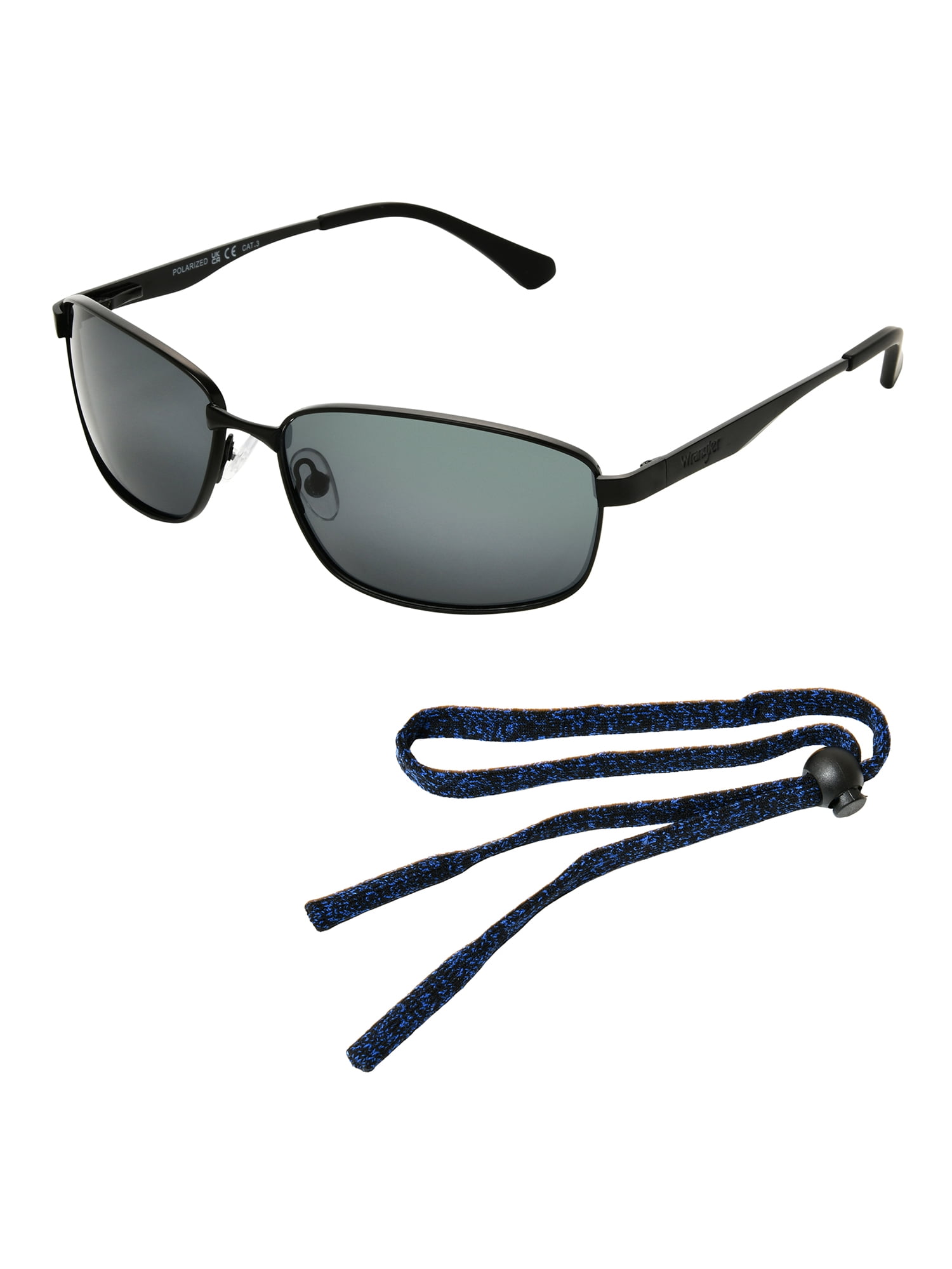 Wrangler® Kabel Flat Land Unisex Sunglasses with Cord