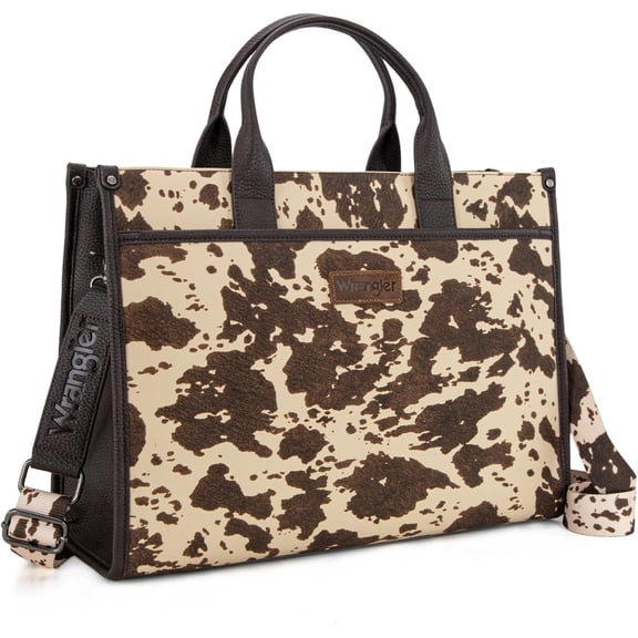 Wrangler Laptop Bag for Women 15.6 Inch Vintage Work Tote Business Briefcase Handbag with Adjustable Shoulder Strap