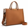 thumbnail image 1 of Wrangler Laptop Tote Bag for Women Western Style Work Crossbody Bag, Cow-Brown, 1 of 7
