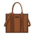 thumbnail image 1 of Wrangler Large Tote Bag for Women Shoulder Purse with Strap Vintage Top-Handle Handbags, 1 of 7