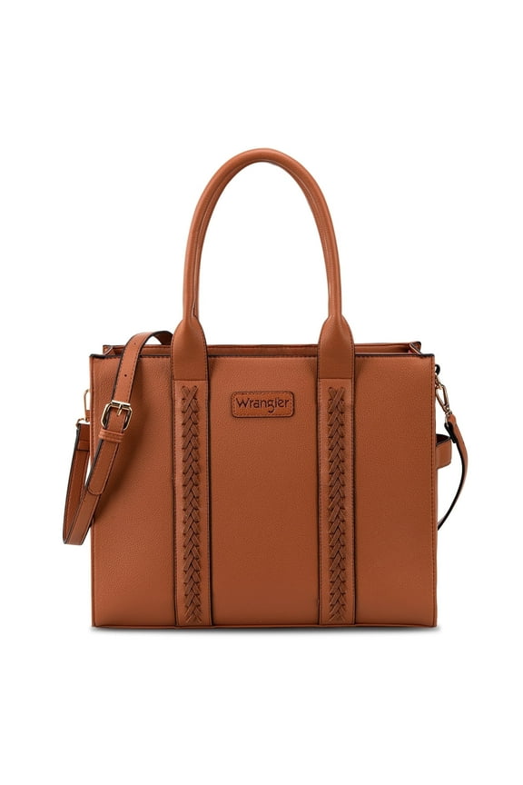 Wrangler Large Tote Bag for Women Shoulder Purse with Strap Vintage Top-Handle Handbags