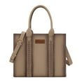 thumbnail image 1 of Wrangler Large Tote Bag for Women Shoulder Purse with Strap Vintage Top-Handle Handbags, 1 of 7