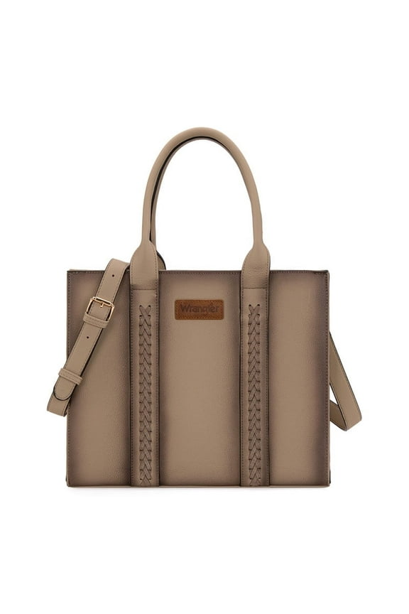 Wrangler Large Tote Bag for Women Shoulder Purse with Strap Vintage Top-Handle Handbags