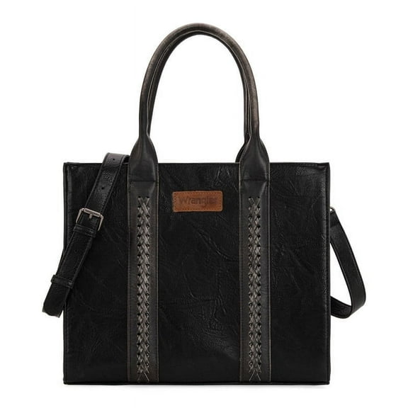 Wrangler Large Tote Bag for Women Shoulder Purse with Strap Vintage Top-Handle Handbags