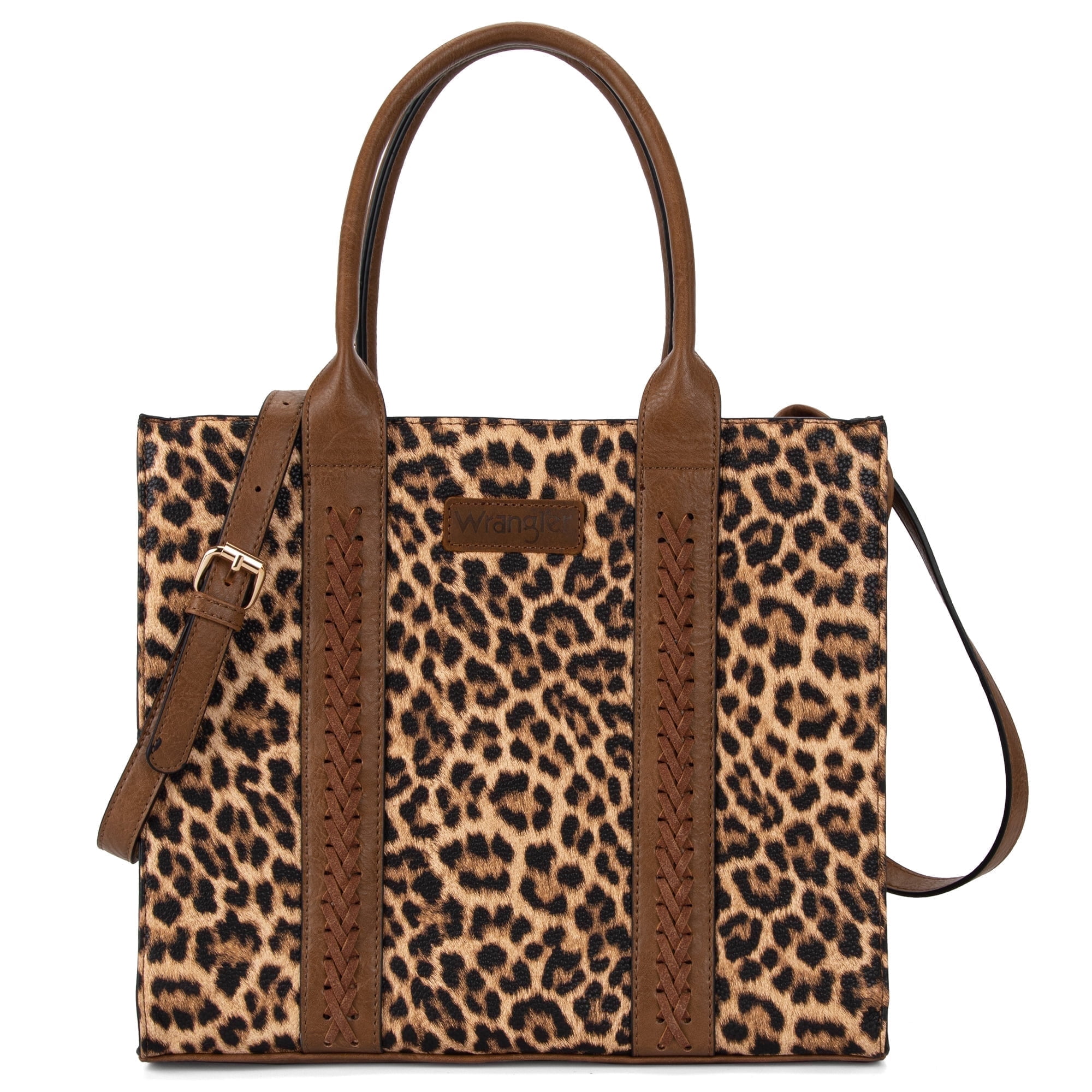 Wrangler Large Tote Bag for Women Shoulder Purse with Strap Vintage Top-Handle Handbags