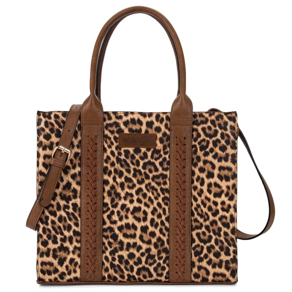 Wrangler Large Tote Bag for Women Shoulder Purse with Strap Vintage Top-Handle Handbags